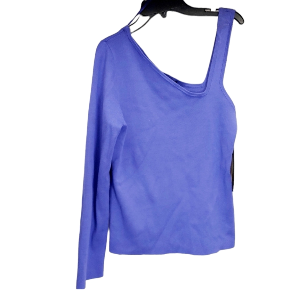 * La Rambla size XL purple single sleeve top womens NEW